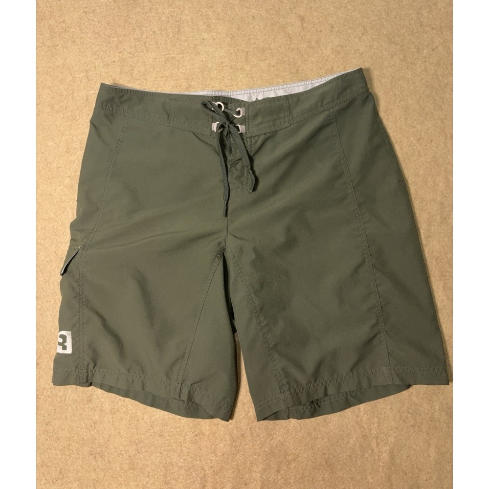 Immersion Research Board Shorts Mens 38 Green Pocket Grommet Paddle Kayak